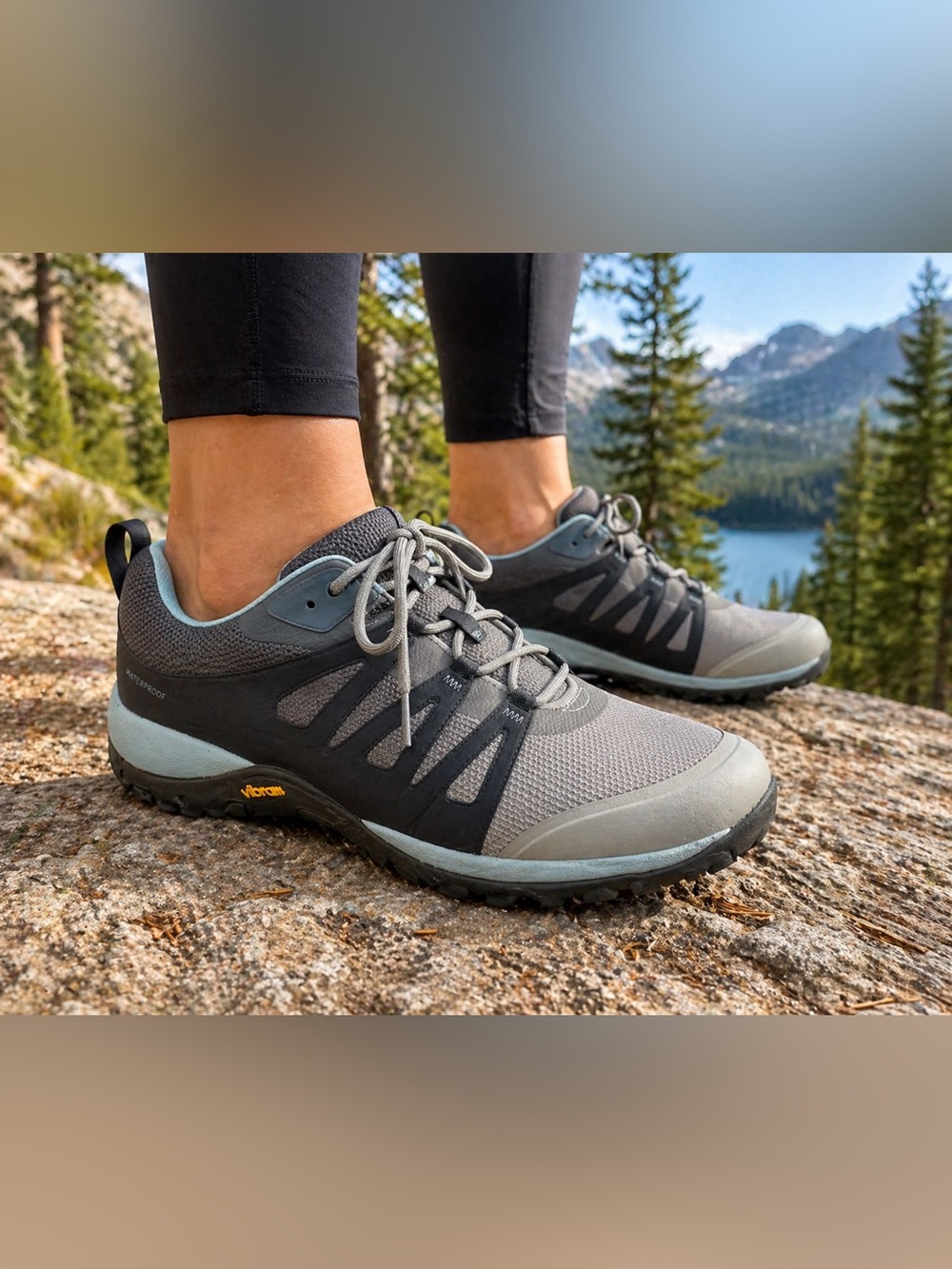 Dansko Phylicia Waterproof Sneakers Gray EU 41 Vibram Hiking Comfort Shoes‎